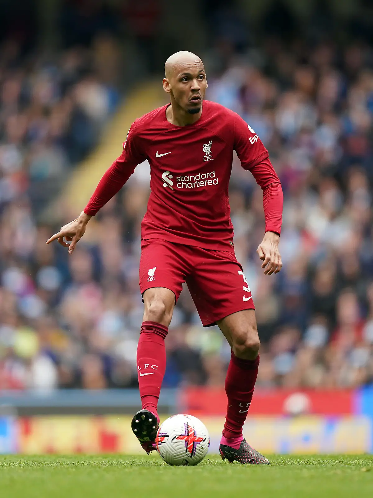 Fabinho File Photo. File photo dated 01-04-2023 of Liverpool's Fabinho. Speculation surrounding the future of Liverpool midfielders Jordan Henderson and Fabinho has not yet translated into actual bids for the players. Issue date: Friday July 14, 2023. See PA story SOCCER Liverpool. Photo credit should read Mike Egerton/PA Wire. URN:72998506