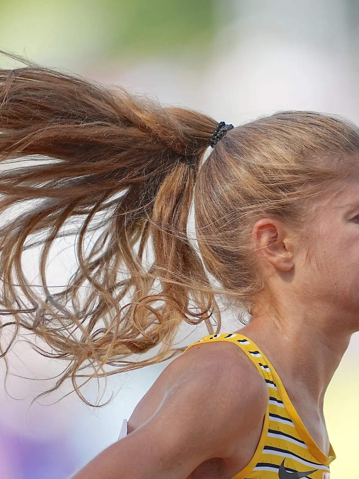 dpatopbilder - 20.07.2022, USA, Eugene: Leichtathletik: Weltmeisterschaft, 5000 Meter, Frauen, Qualifikation: Konstanze Klosterhalfen (TSV Bayer 04 Leverkusen) aus Deutschland in Aktion. Foto: Michael Kappeler/dpa +++ dpa-Bildfunk +++