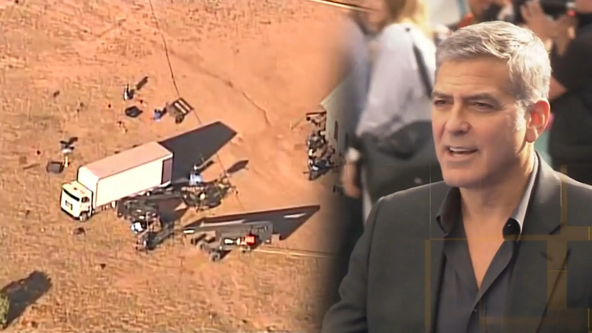Übt er hier Kritik an Alec Baldwin? George Clooney im Interview