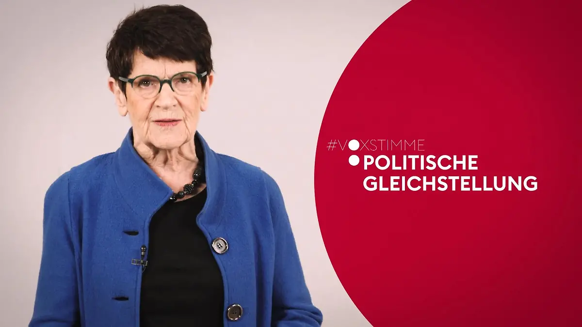 Mehr Frauen in die Politik! #VOXStimme mit Rita Süssmuth