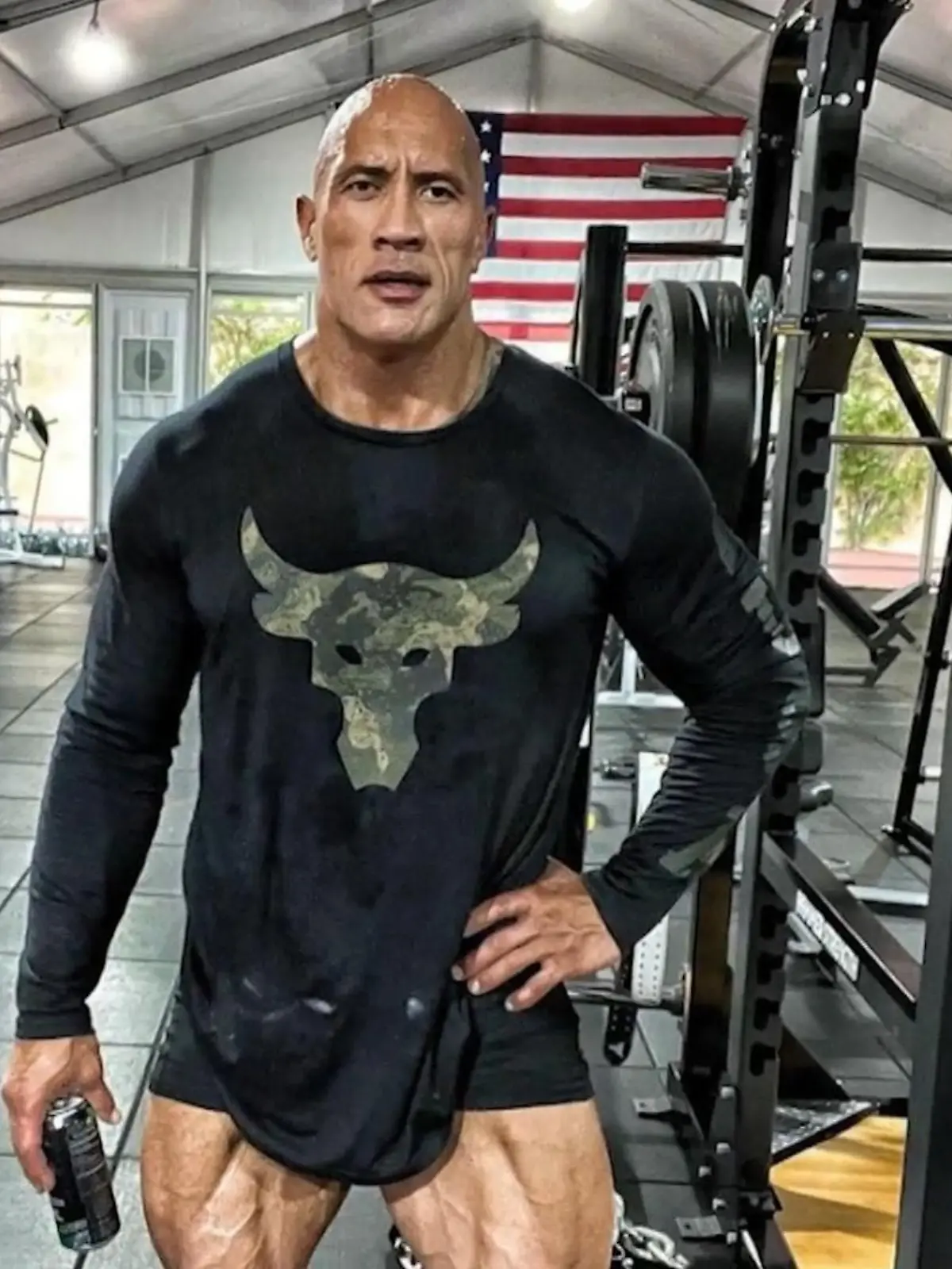 Bild zu: "Dwayne „The Rock“ Johnson verblüfft mit Gym-Foto"