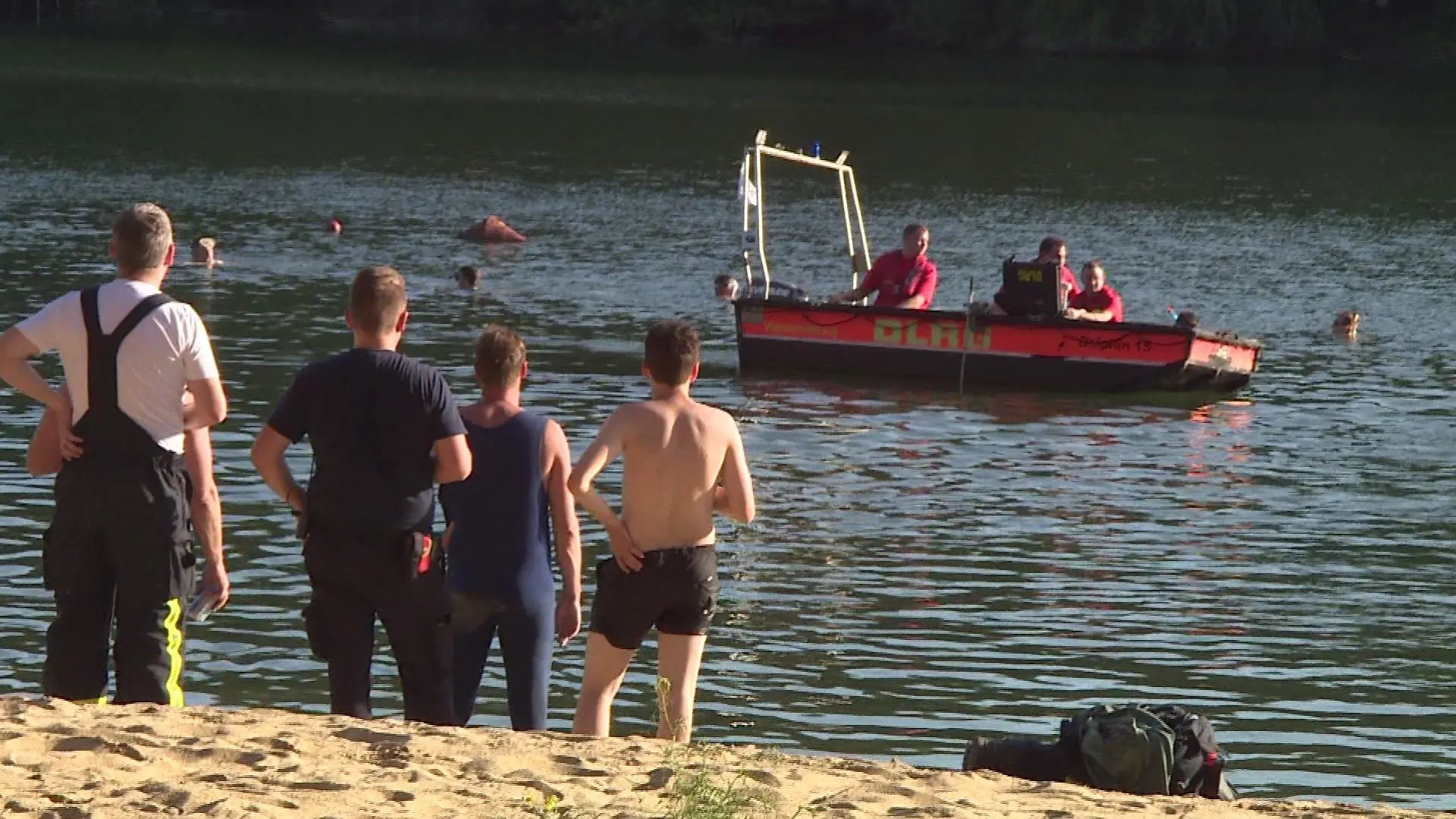 Kerken: Badeunfall am Niederrhein