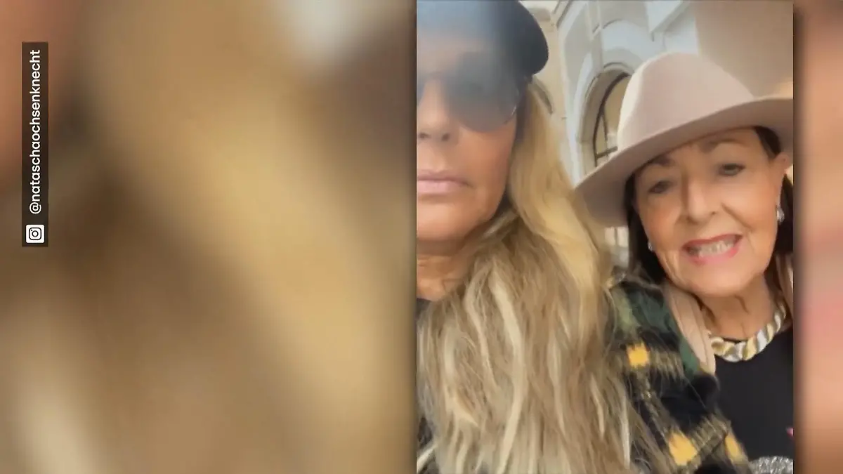So flott ist Natascha Ochsenknechts Mama unterwegs Bärbel rast und trägt High Heels
