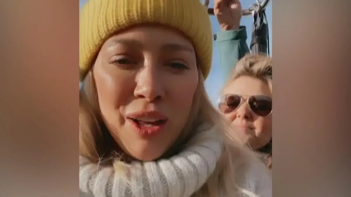 Hilary Duff landet mit Heißluftballon fast auf Straße Das war knapp!