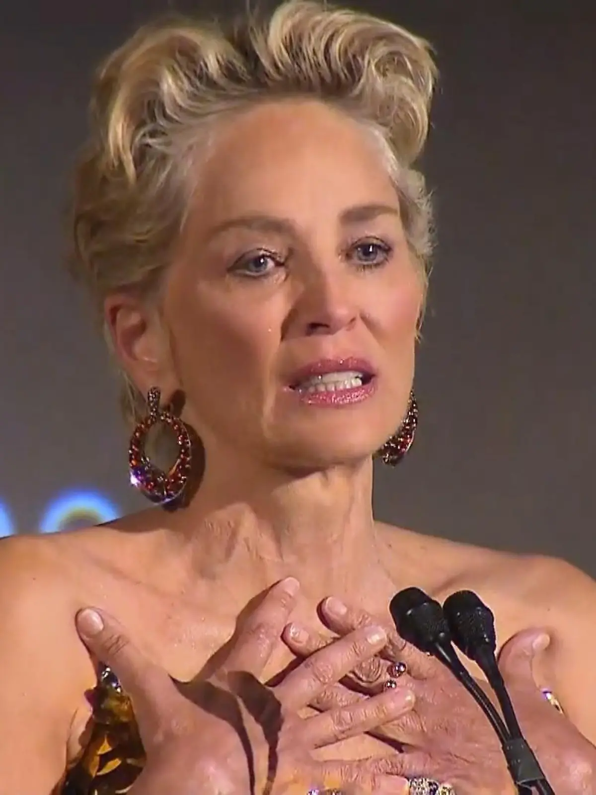 Bild zu: "Sharon Stone zeigt sich von ihrer verletzlichen Seite"