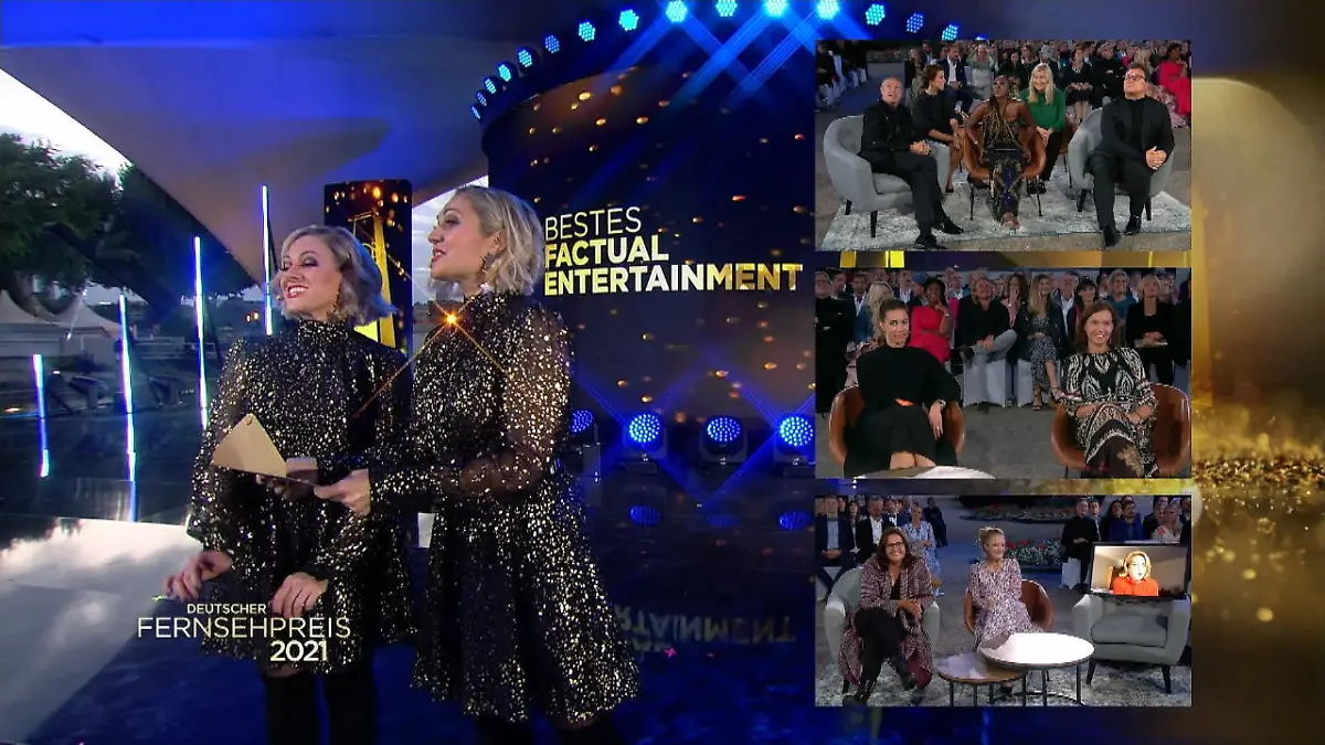 "Deutscher Fernsehpreis" 2021 verliehen Aus dem Kölner Tanzbrunnen