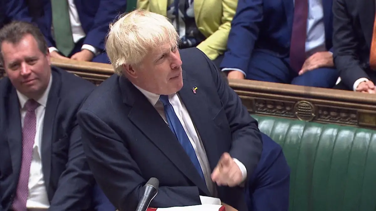"Hasta la vista, baby" Johnson verabschiedet sich im Parlament