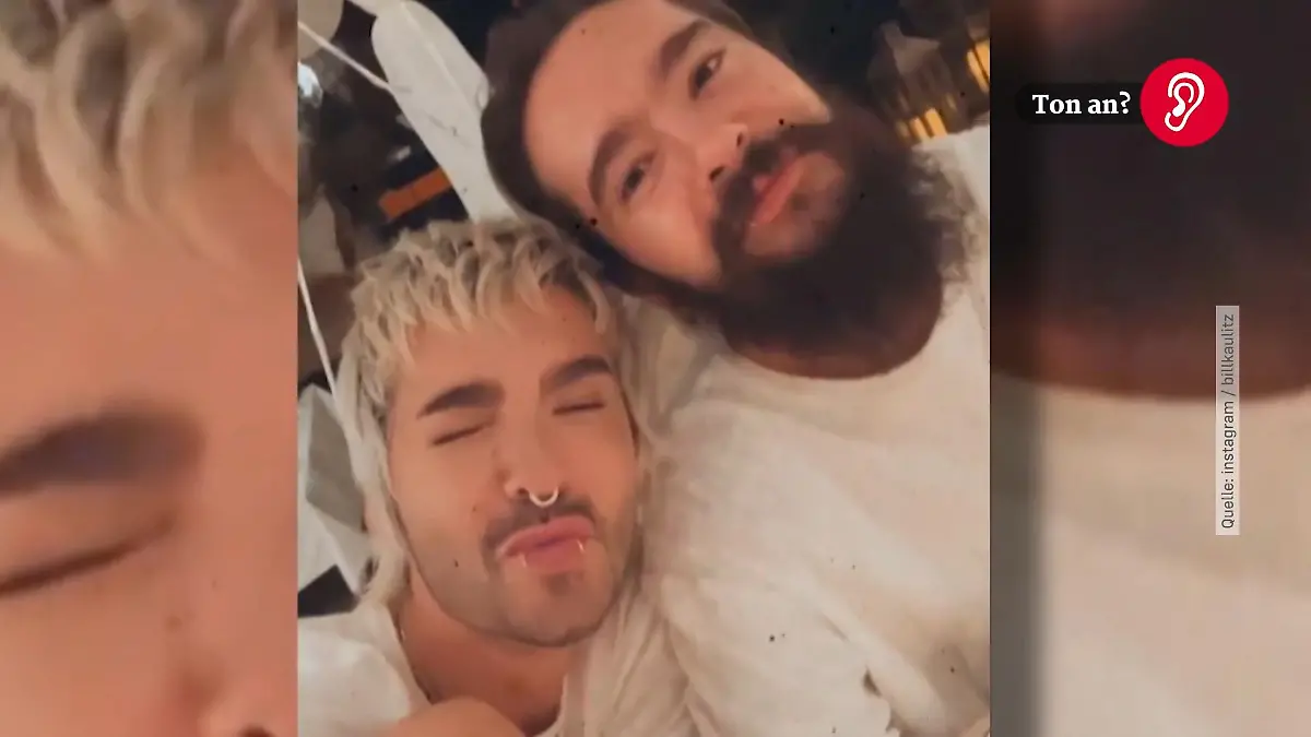 Kaulitz-Twins feiern ihren 32. Geburtstag Poolparty und Torte