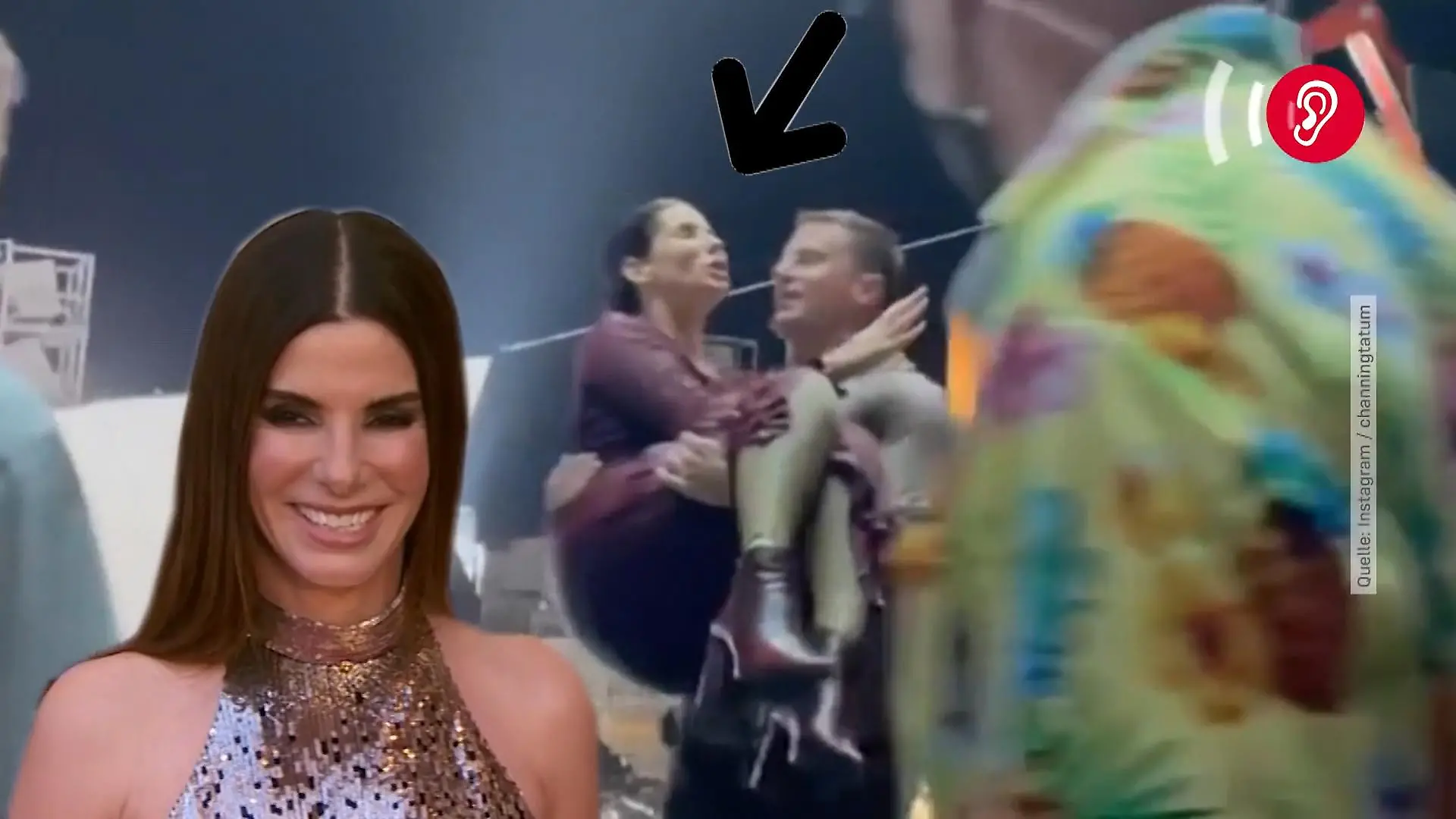 Sandra Bullock steht das Wasser bis zum Hals "Abgetaucht" mit Channing Tatum