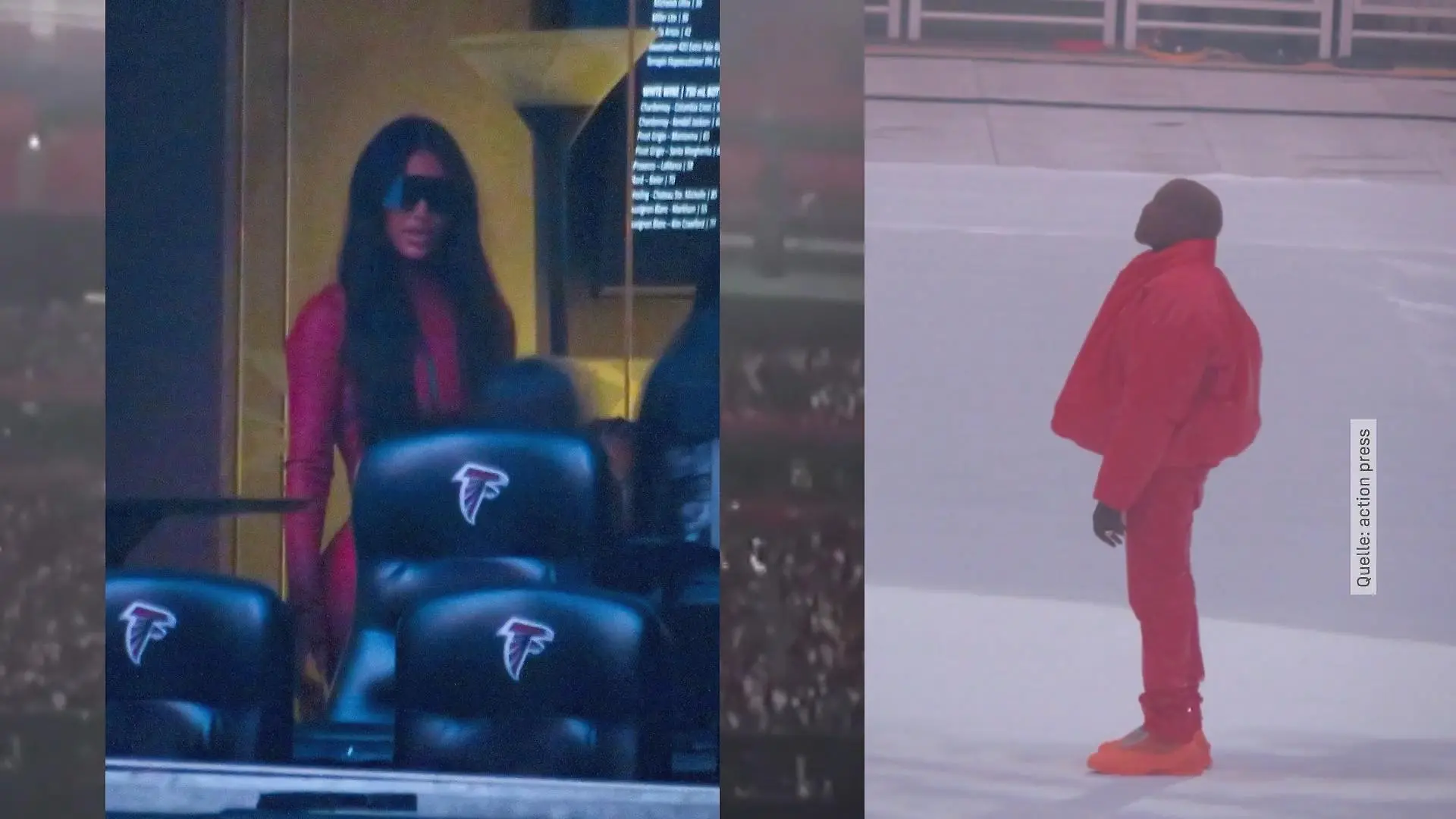 Bei Kim und Kanye scheint's wieder zu "matchen" Bei "Listening Party" in Atlanta