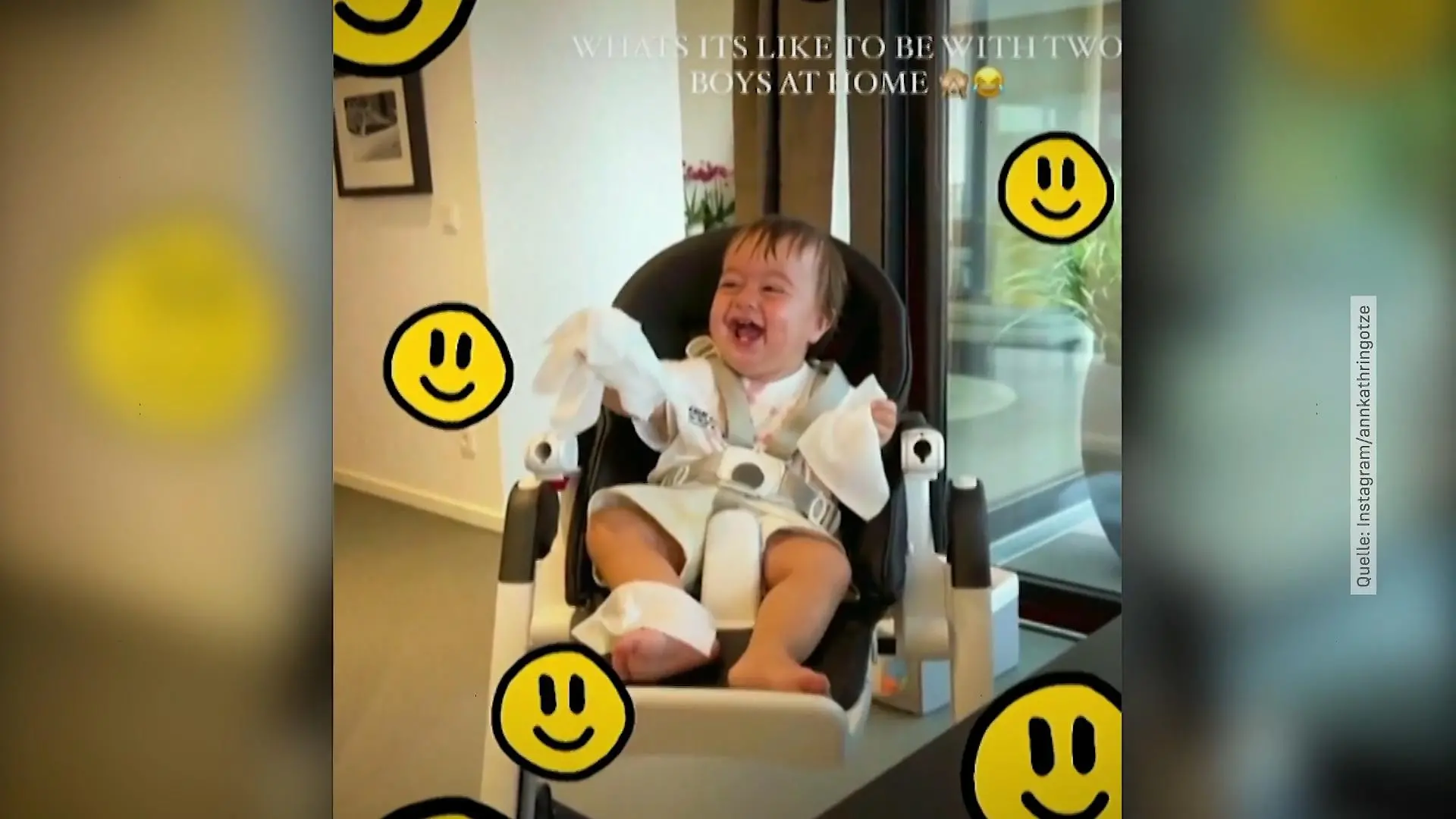 Rome Götze lacht sich schlapp! Faxen mit Papa Mario Götze