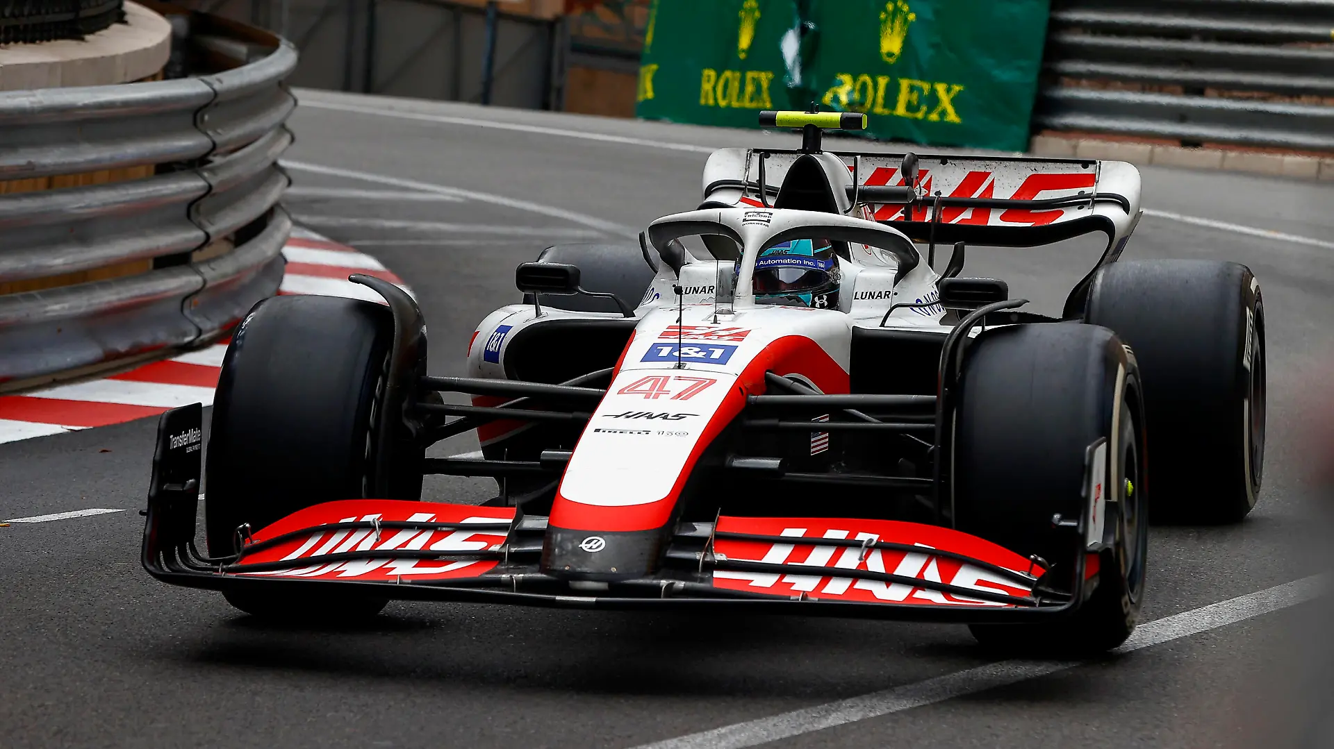 Formula 1 2022: Monaco GP CIRCUIT DE MONACO, MONACO - MAY 29: Mick Schumacher, Haas VF-22 during the Monaco GP at Circuit de Monaco on Sunday May 29, 2022 in Monte Carlo, Monaco. Photo by Andy Hone / LAT Images Images PUBLICATIONxINxGERxSUIxAUTxHUNxONLY GP2207_093754_ONZ0194