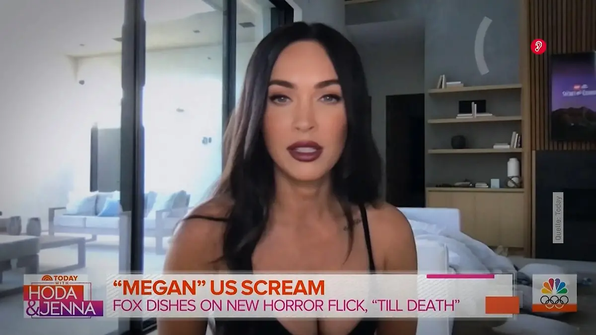 Sohn Bodhi crasht ihr Live-Interview „Transformers“-Schauspielerin Megan Fox