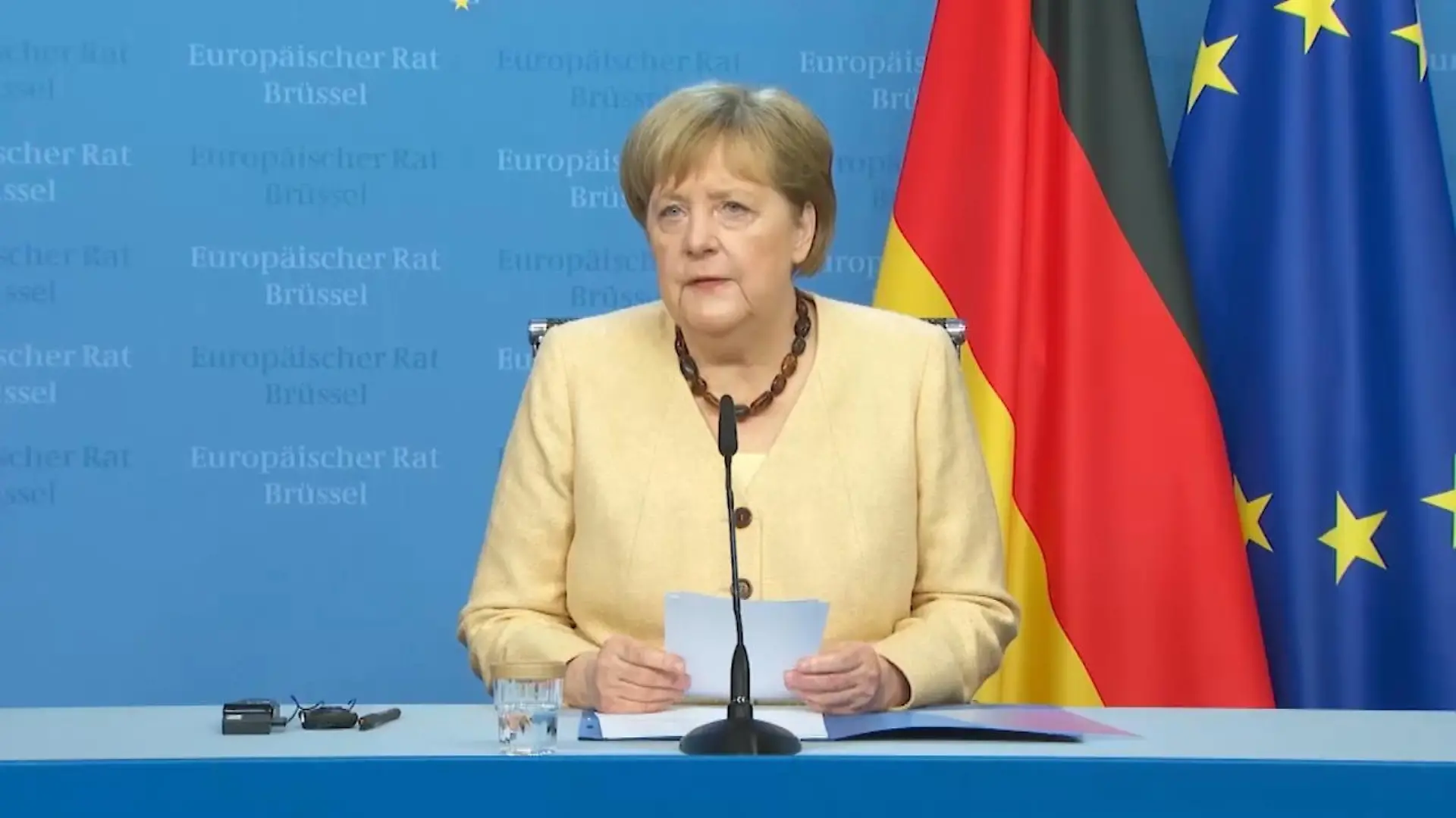 Delta-Warnung: Steuern dem Corona-Ende noch nicht entgegen Merkel bei EU-Gipfel in Brüssel