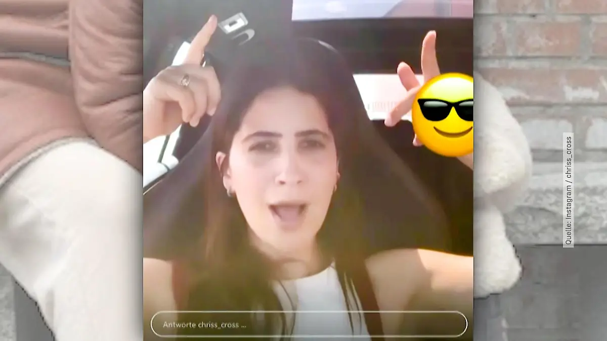 Chryssanthi Kavazi muss ihren kleinen Sohn bespaßen GZSZ-Star im Stau