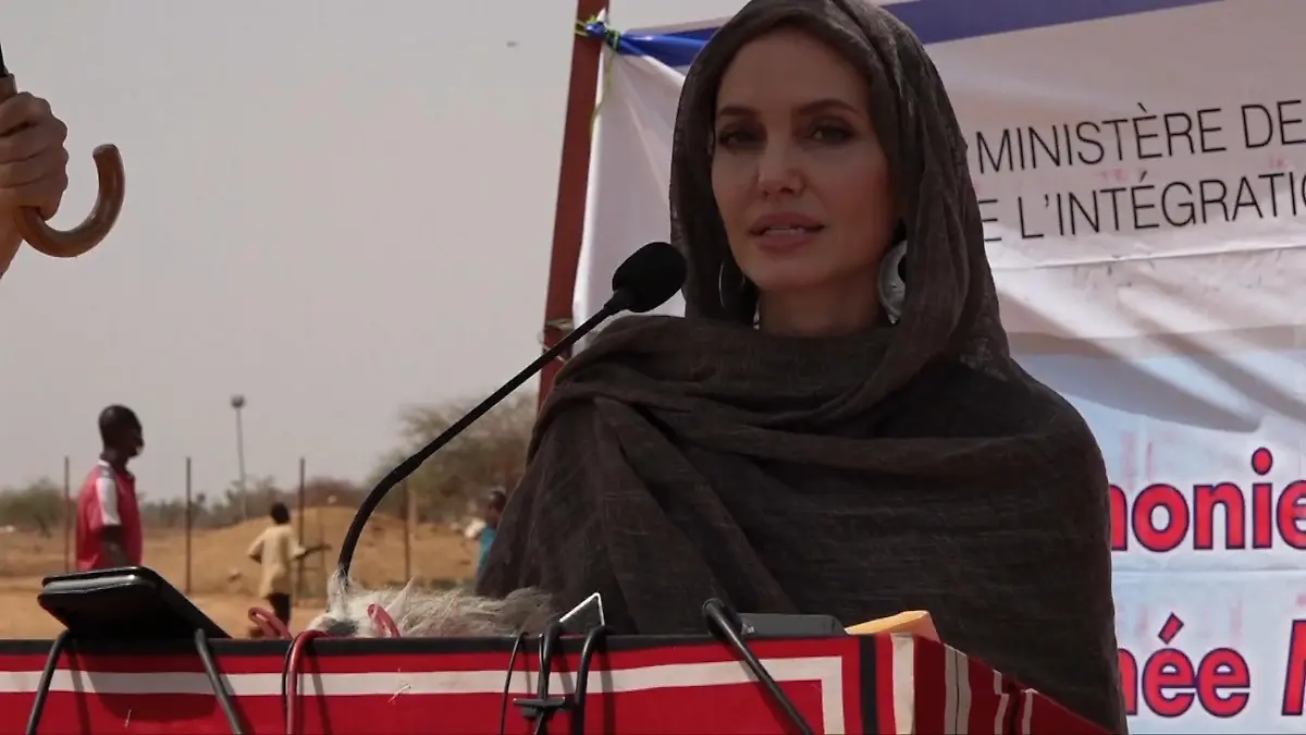 Angelina Jolie besucht Flüchtlingslager in Burkina Faso Flammende Rede
