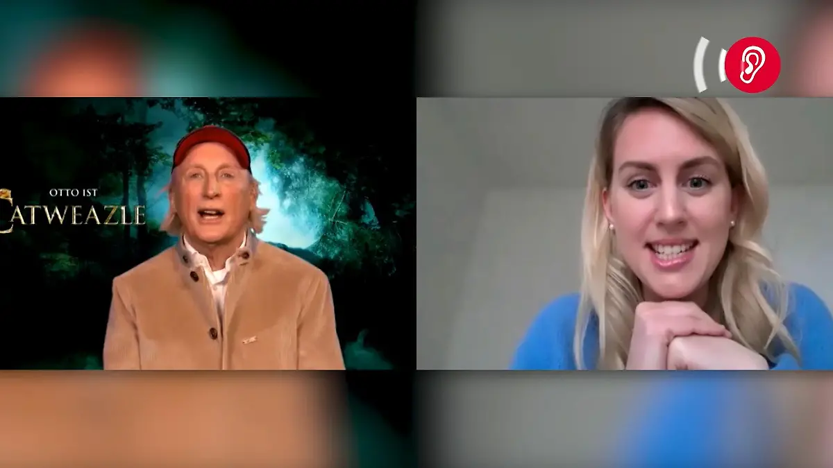 Otto gibt RTL-Reporterin Beziehungstipps Kult-Komiker zaubert nicht nur im Kino