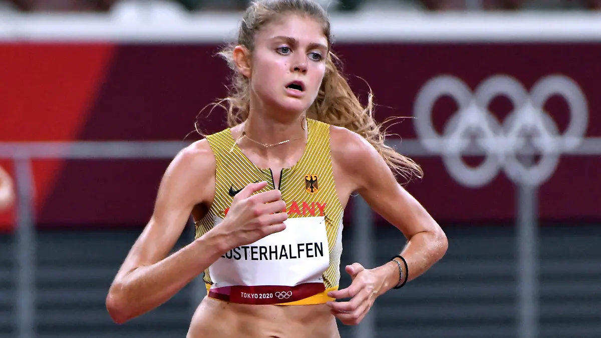 KLOSTERHALFEN Konstanze Team GER Finale 10 000m der Frauen TOKYO Olympic Games, Olympische Spiele, Olympia, OS 2020 Sommerspiele in Tokyo am 07.August 2021 Nationalstadion Tokyo *** KLOSTERHALFEN Konstanze Team GER Final Womens 10 000m TOKYO Olympic games 2020 Summer Games in Tokyo on 07 August 2021 National Stadium Tokyo