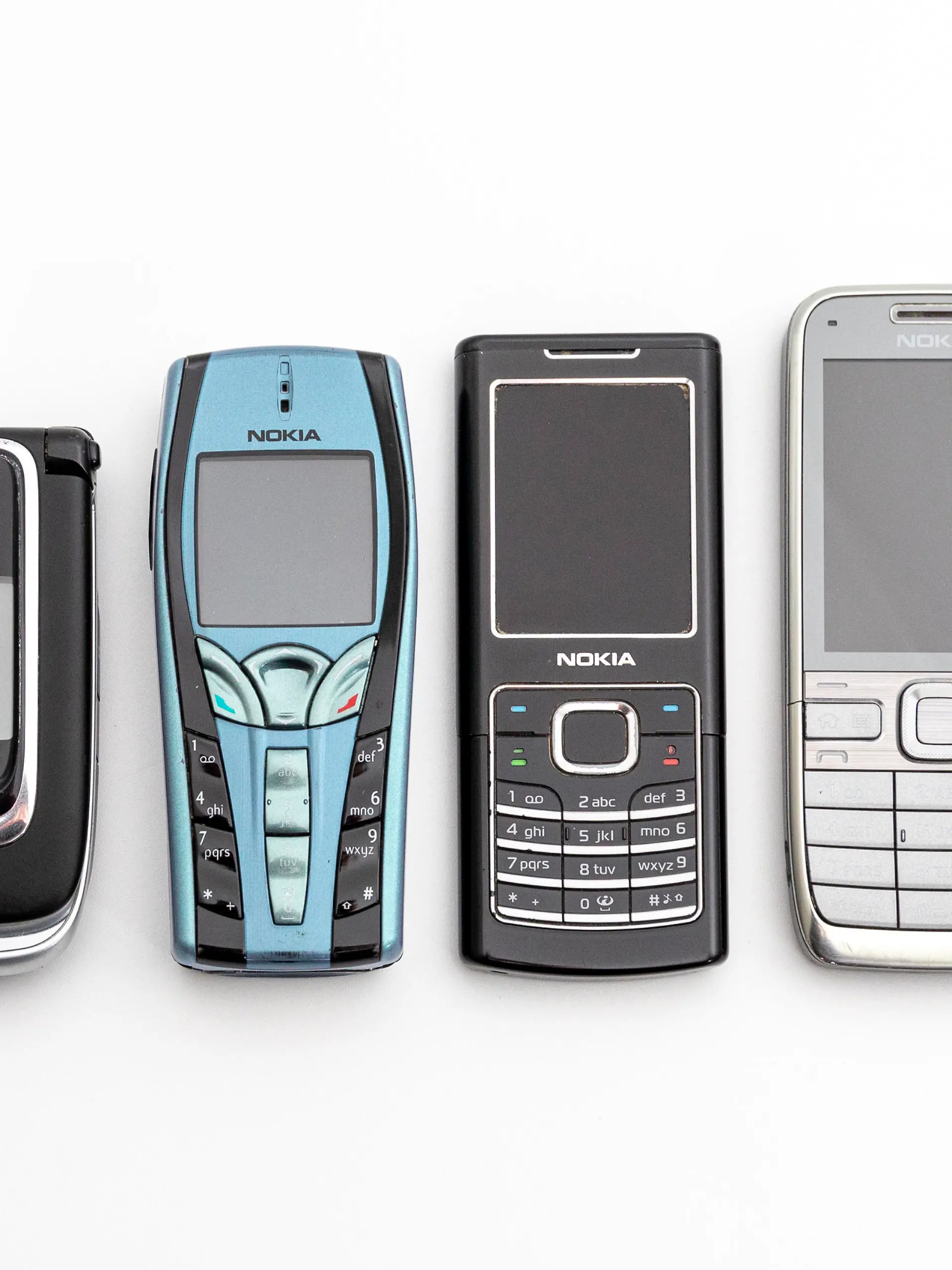 Nokia mobile phone, Model 6131, 7250i, 6500c, E52-1. (CTK Photo/Marketa Hofmanova)