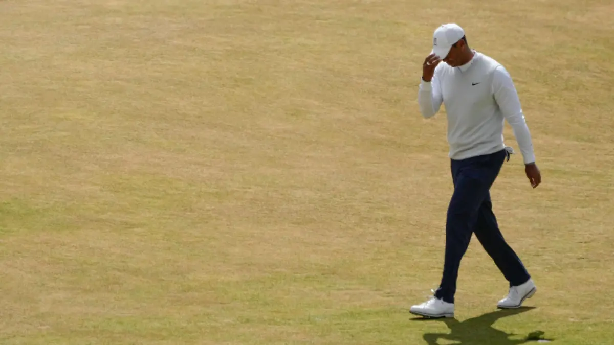  Mandatory Credit: Photo by Dave Shopland/Shutterstock 13026164de An emotional Tiger Woods on the 18th The British Open Championship, Day Two, Golf, St Andrews, Fife, UK - 15 Jul 2022 The British Open Championship, Day Two, Golf, St Andrews, Fife, UK - 15 Jul 2022 PUBLICATIONxINxGERxSUIxAUTXHUNxGRExMLTxCYPxROMxBULxUAExKSAxONLY Copyright: xDavexShopland/Shutterstockx 13026164de