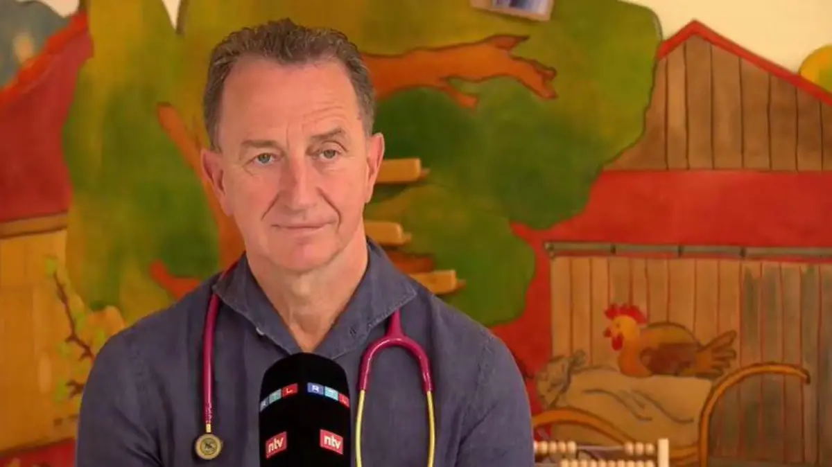 Dr. Martin Karsten spricht mit RTL.