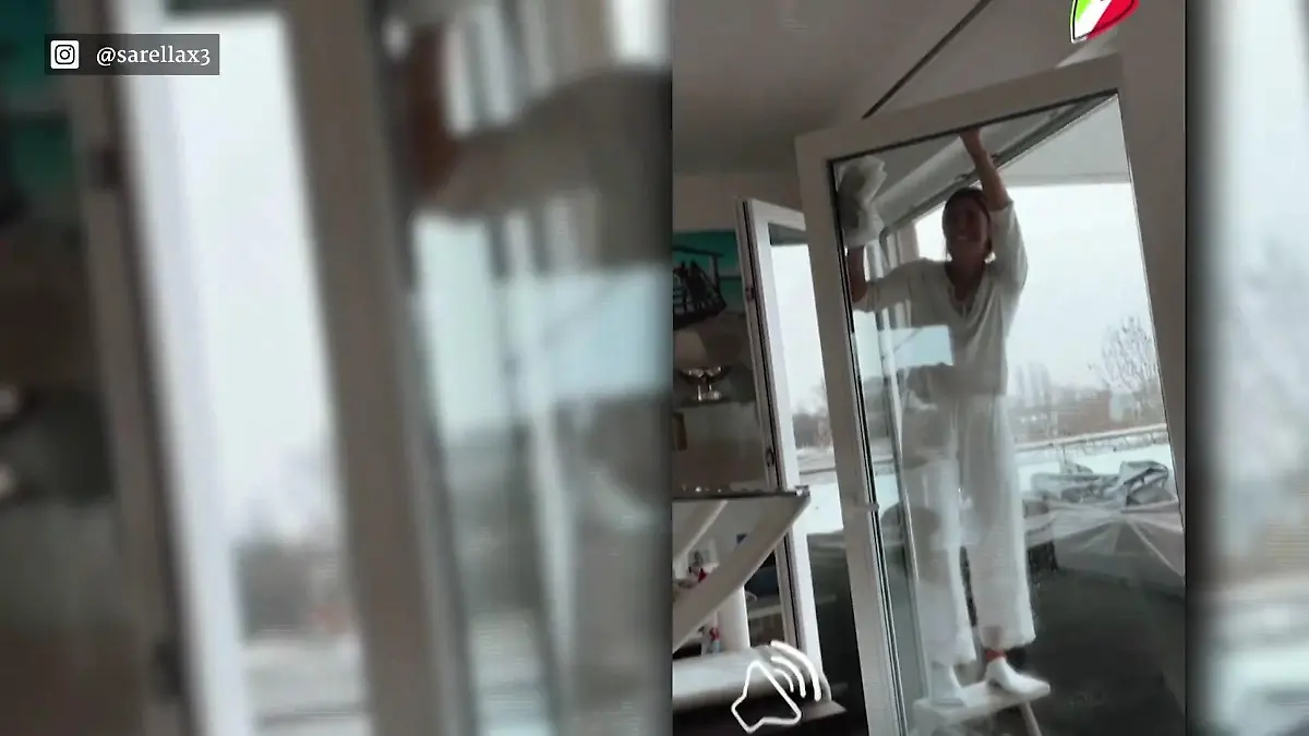 Sarah Lombardi nimmt den Lappen selbst in die Hand Frühjahrsputz im Hause Lombardi