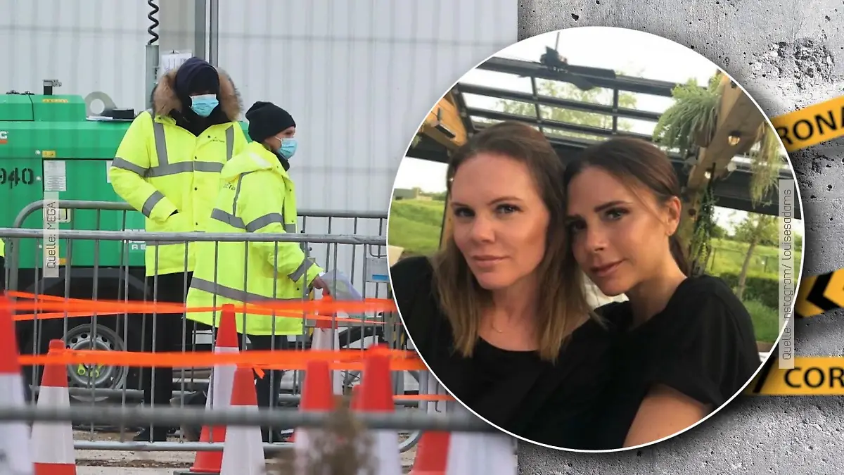 Victoria Beckhams Schwester arbeitet in Covid-Center Gar nicht glamourös