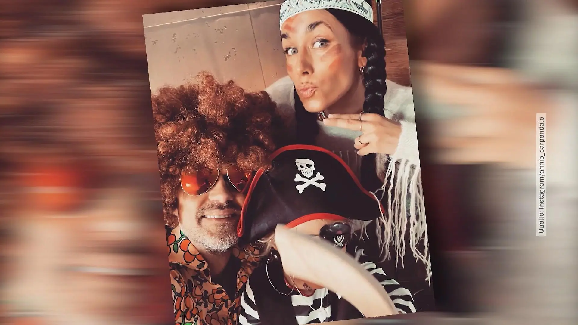 Kritik für Annemarie Carpendales Karnevalskostüm Ihr Ehemann Wayne spricht ein Machtwort