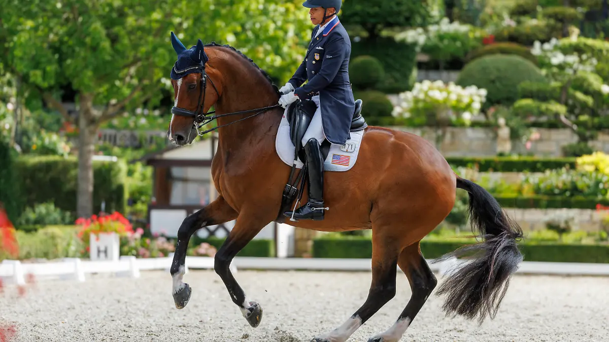 KRONBERG - Schafhof Dressurfestival 2022, KRONBERG - Schafhof Dressurfestival 2022 PETERS Steffen USA, Suppenkasper Int. Grand Prix de Dressage Preis der IWEST - Tierernährung Dr. Meyer GmbH & Co.KG Qualifikation zur Grand Prix Kür Kronberg, Gestüt Schafhof 15. July 2022 - *** KRONBERG Schafhof Dressage Festival 2022, KRONBERG Schafhof Dressage Festival 2022 PETERS Steffen USA , Suppenkasper Int Grand Prix de Dressage Prize of IWEST Tierernährung Dr Meyer GmbH Co KG Qualification for Grand Prix Freestyle Kronberg, Gestüt Schafhof 15 July 2022