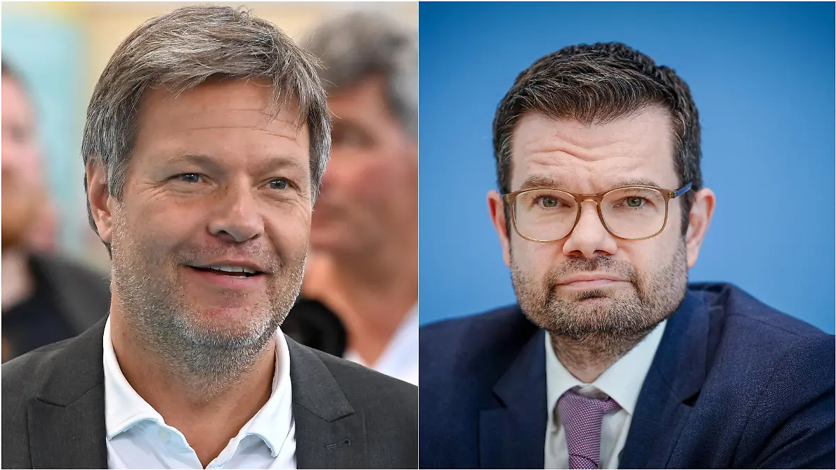 Wirtschaftsminister Robert Habeck und Justizminister Marco Buschmann sind an Corona erkrankt.