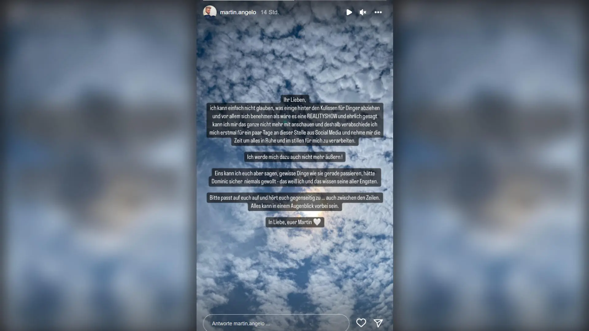 Profit aus dem Tod von Dominic Smith schlagen? Für Martin Angelo ein Unding!