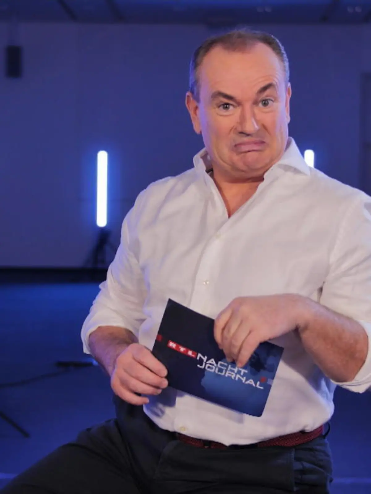 Bild zu: "Können Sie erraten, welchen Begriff er hier mimt?"