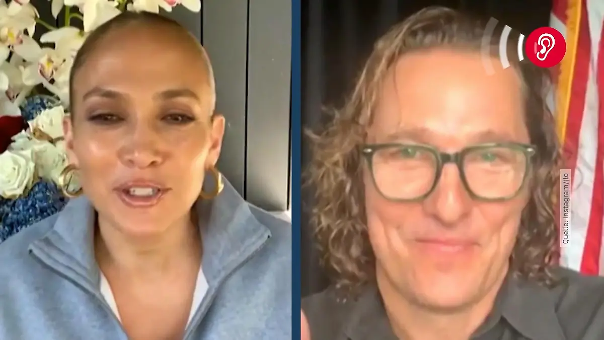 Jennifer Lopez & Matthew McConaughey wiedervereint Vor 20 Jahren drehten sie "Wedding Planer"