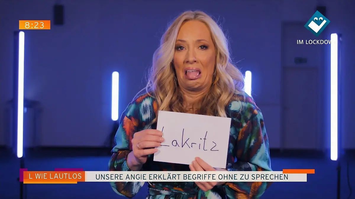 Angela Finger-Erben wird zur Pantomime L wie lautlos