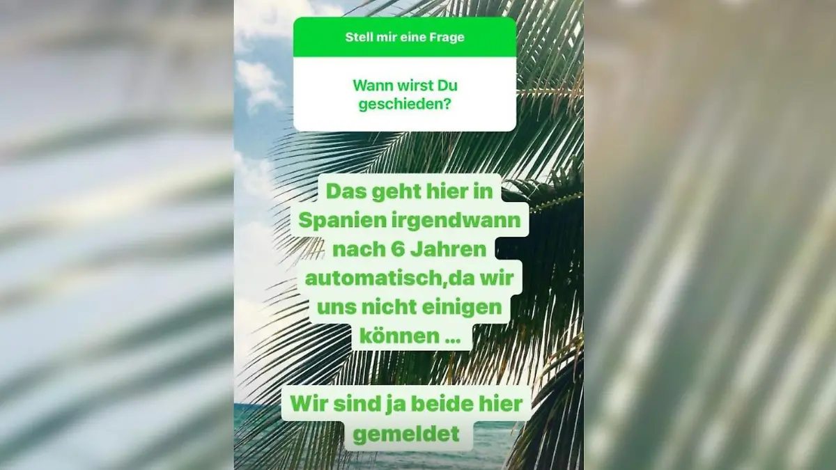 Iris Klein verrät, das sie vielleicht erst in sechs Jahren von Peter geschieden ist.