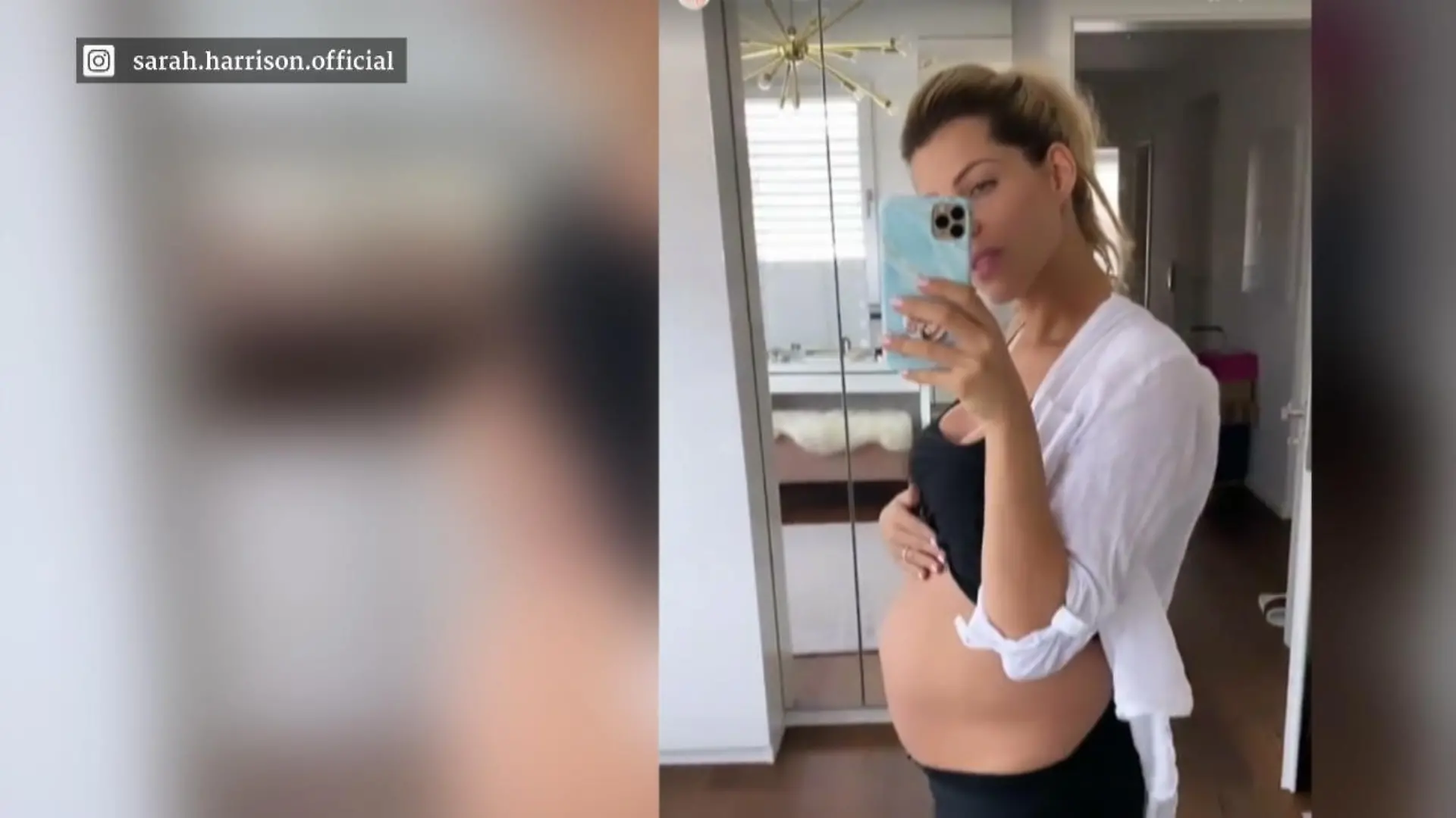 Sarah Harrison gibt ein After-Baby-Body-Update Fünf Monate nach der Geburt ihrer 2. Tochter