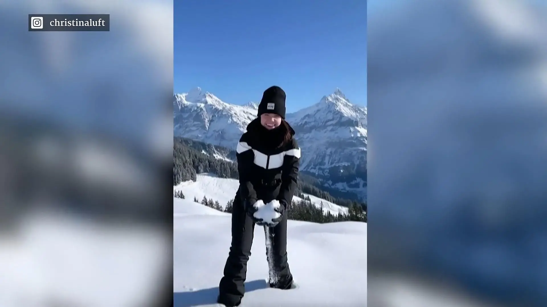 Christina Luft & Luca Hänni im Winterwonderland Schöner Start ins neue Jahr