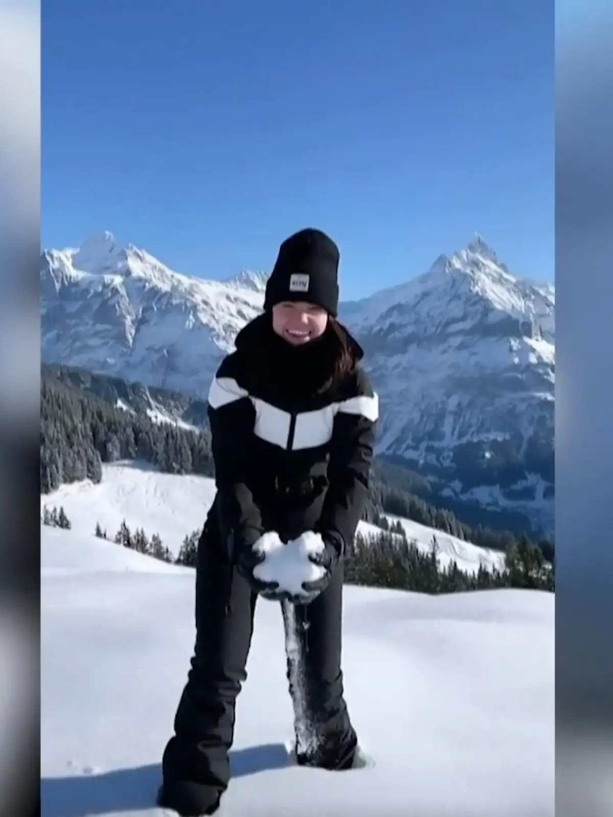 Bild zu: "Christina Luft & Luca Hänni im Winterwonderland"