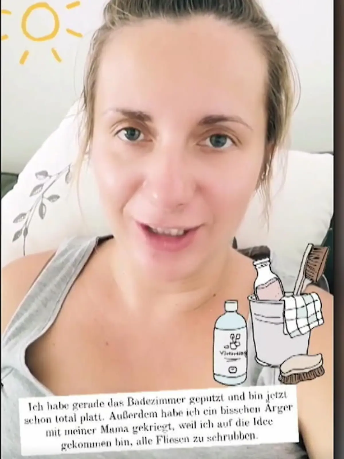 Bild zu: "Anna Heiser packt die Babytasche"