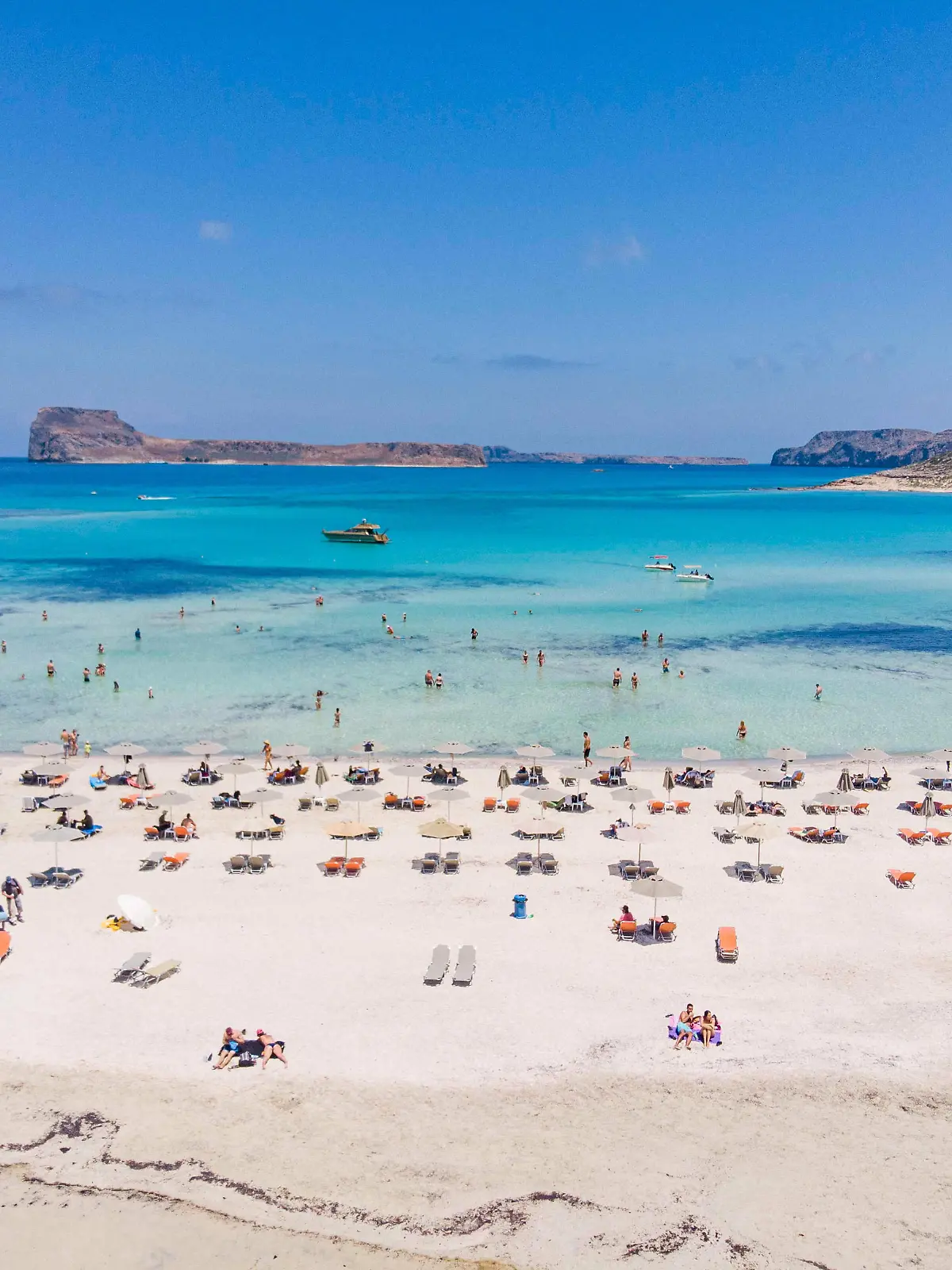 Strand von Chania auf Kreta