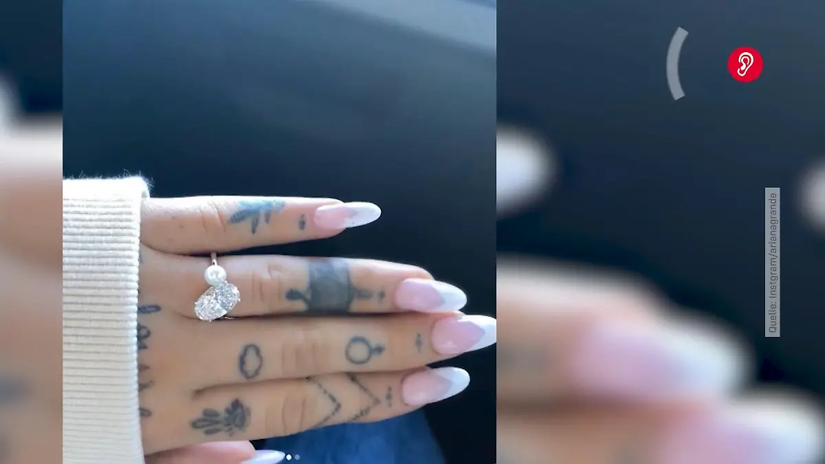 Ariana Grande zeigt ihren XXL-Verlobungsklunker Sängerin will ihren Freund Dalton Gomez heiraten