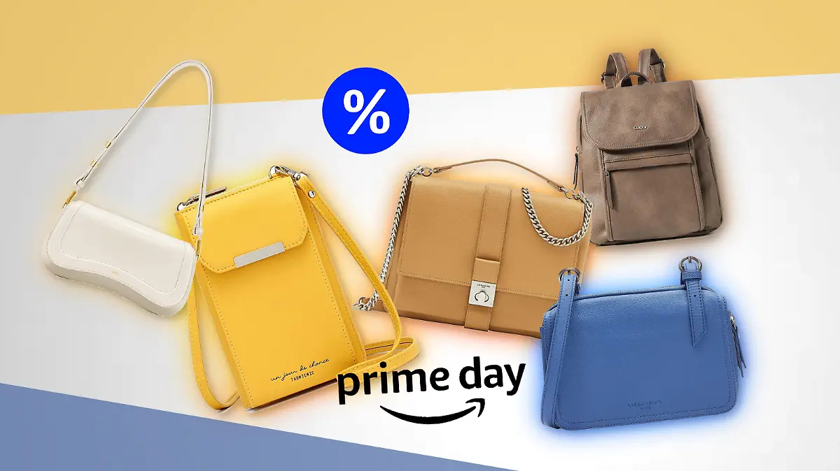Verschiedene Taschen zusammen in einer Collage.