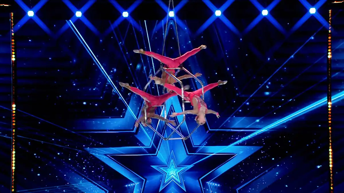 Das "Air Trio Hexagon" raubt allen den Atem Akrobatik wie von einer anderen Welt