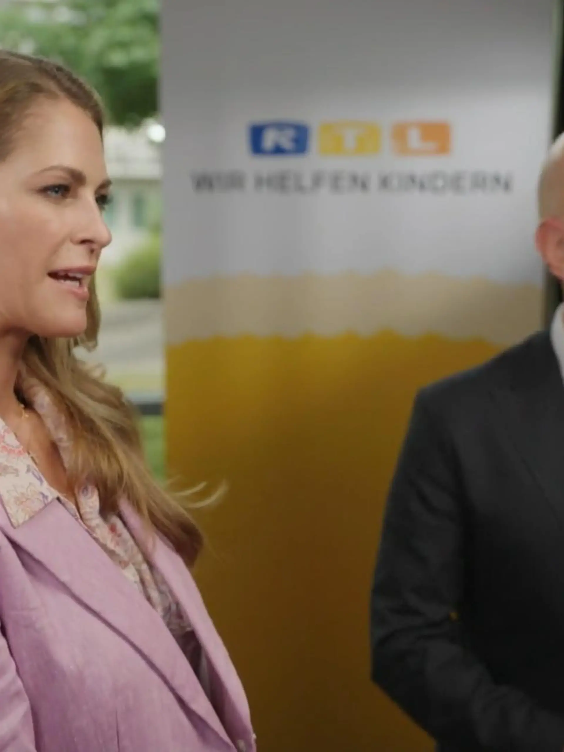 Michael Begasse trifft Prinzessin Madeleine.