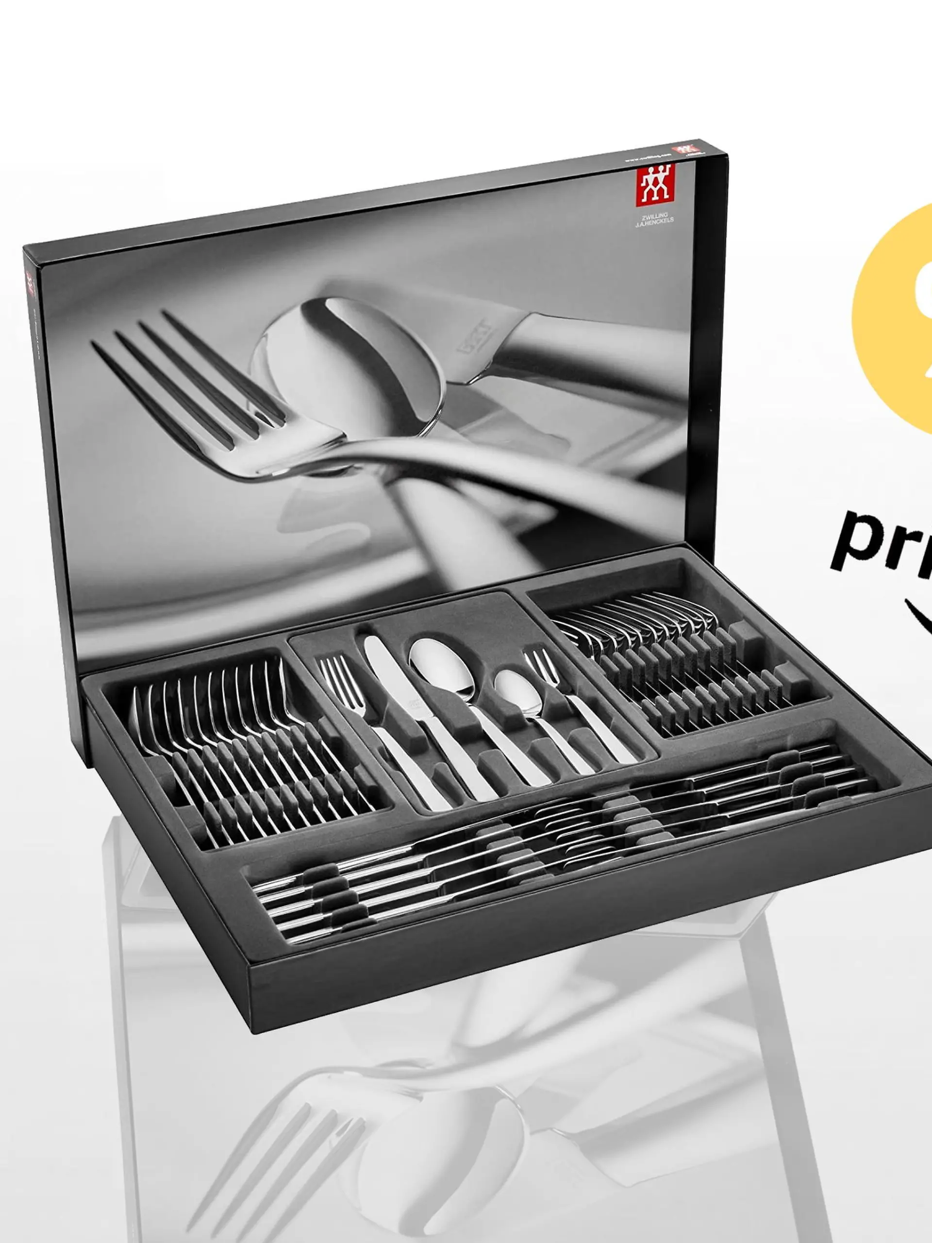 Ein Besteckset auf weißem Hintergrund zum Prime Day.