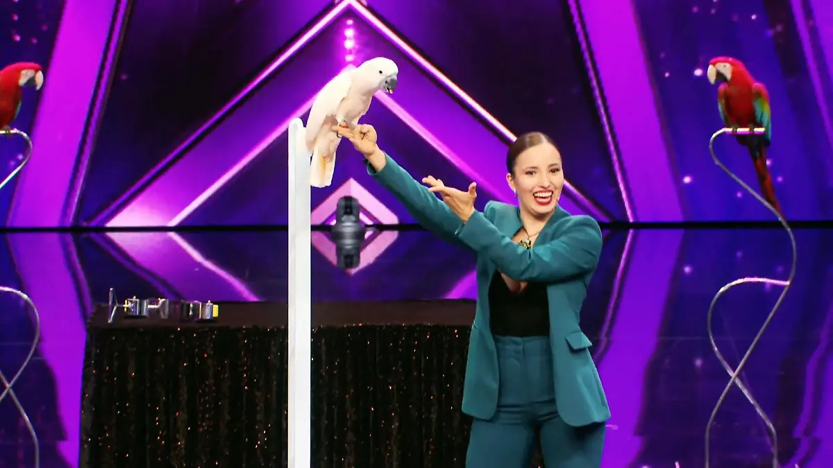 Laura Urunov begeistert alle mit ihren Vögeln Fliegt sie so auf den "Supertalent-Thron?