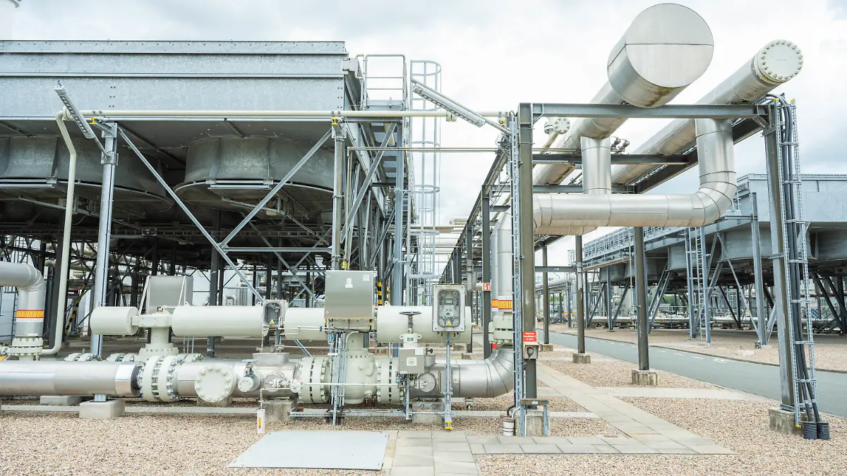 06.07.2022, Niedersachsen, Rehden: Die Technik vom Astora Gasspeicher in Rehden. Foto: Mohssen Assanimoghaddam/dpa +++ dpa-Bildfunk +++