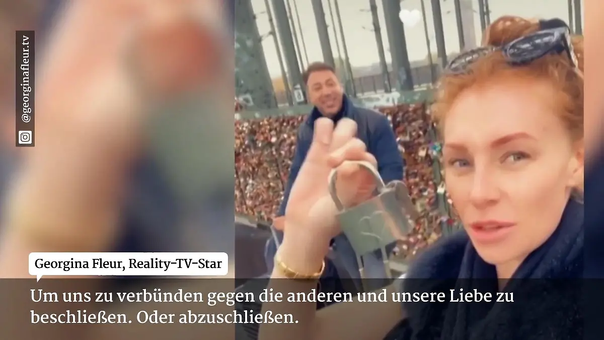 Georgina Fleur mit ihrem Kubilay versöhnt? Sie hängen sogar ein Liebesschloss auf
