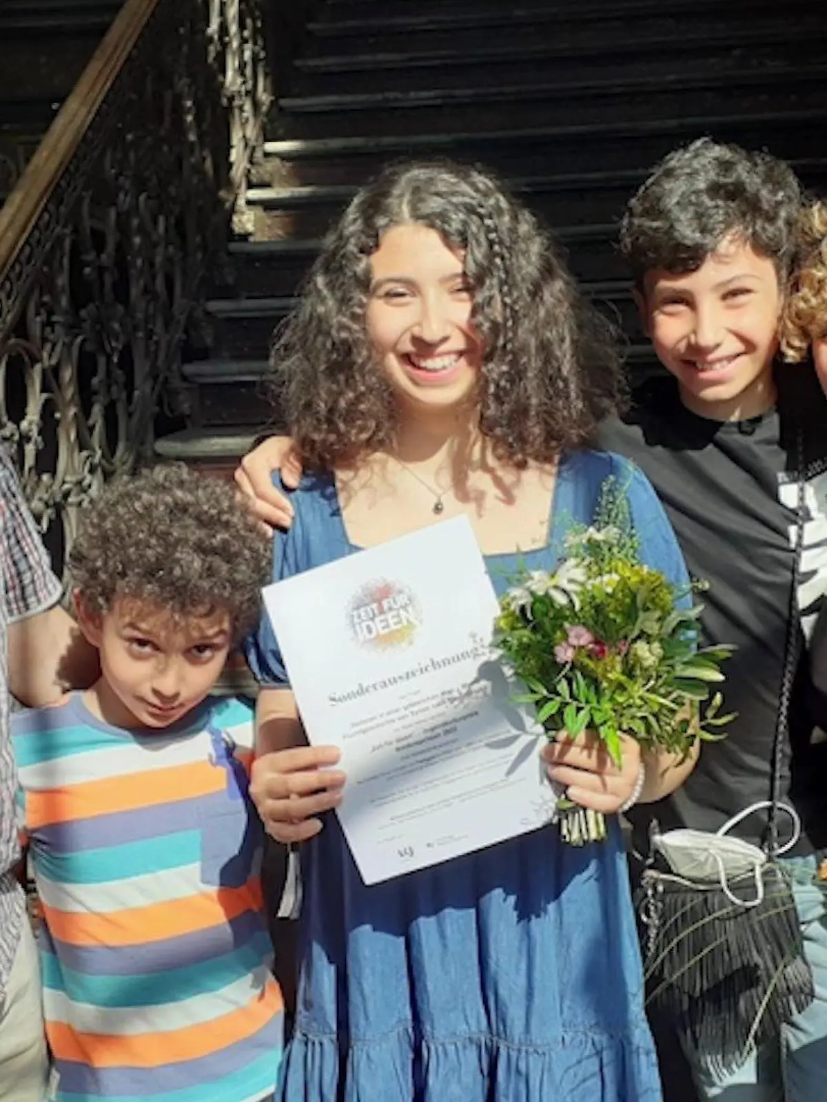 Malak hat den Jugendkulturpreis Niedersachsen gewonnen. Ihre Familie ist stolz auf sie.