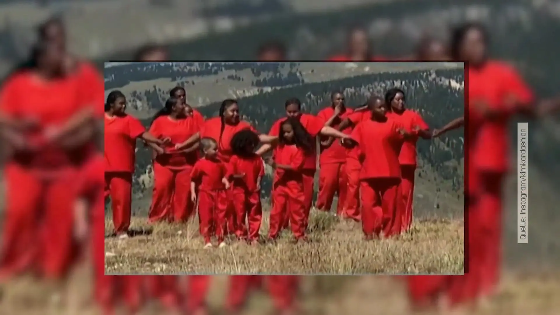 Kim Kardashian & Kanye West beim Gottesdienst Kids singen im Chor